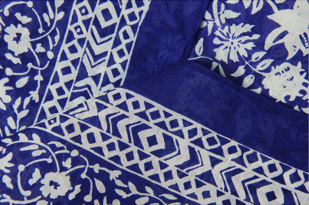 Foulards et écharpes - ECHARPPE D'ETE 40502 - ELECTRIC BLUE - MOISMONT
