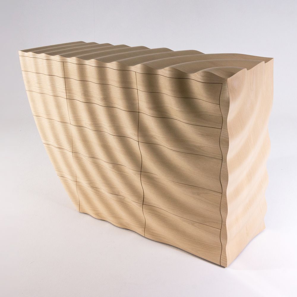 Commodes - Commode ondulée - EDWARD JOHNSON FURNITURE