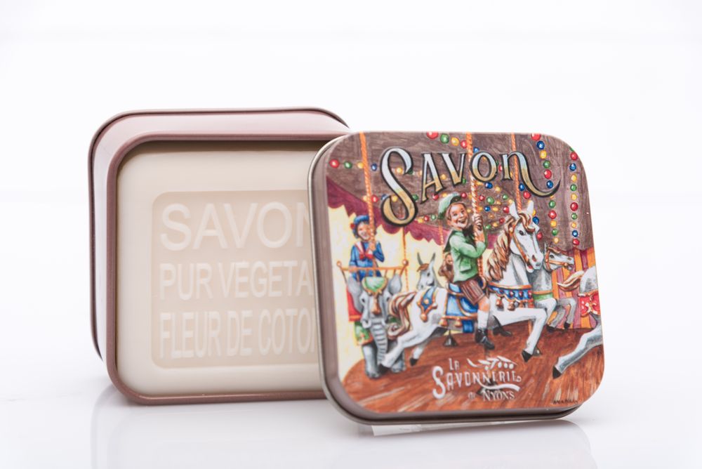 Gifts - SOAP METAL BOX 3,5OZ - SAVONNERIE DE NYONS