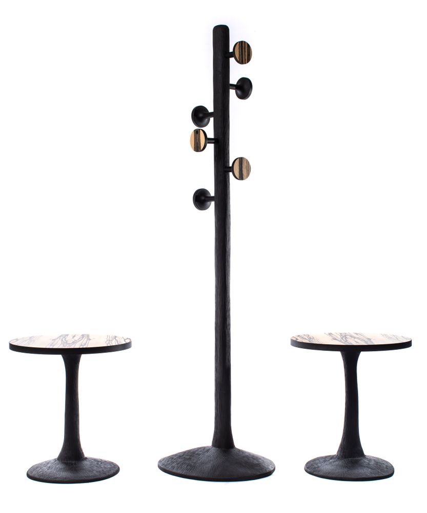 Tables basses - Porte manteaux & tables d'appoints - "Sculpture Végétale" - JULIEN LACHAUD ÉBÉNISTE