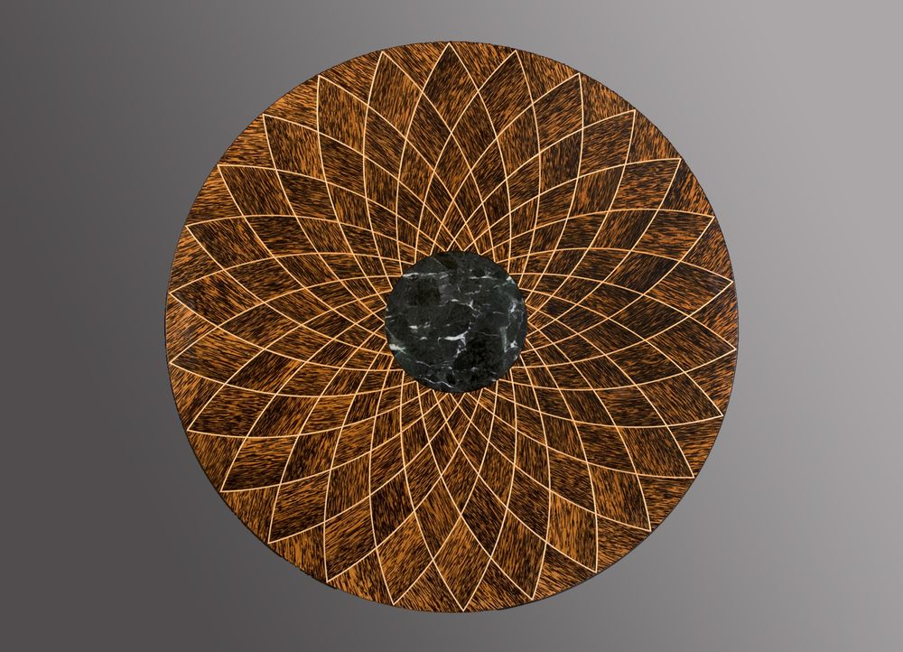 Tables Salle à Manger - table “Sunflower of the islands” - JULIEN LACHAUD ÉBÉNISTE
