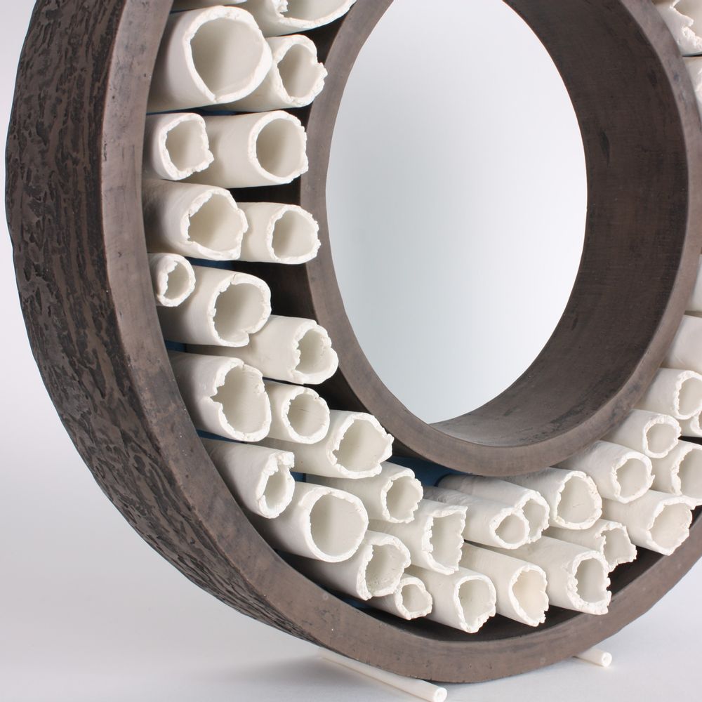 Sculptures, statuettes and miniatures - Open Ring Blue Sculpture - ATELIERNOVO
