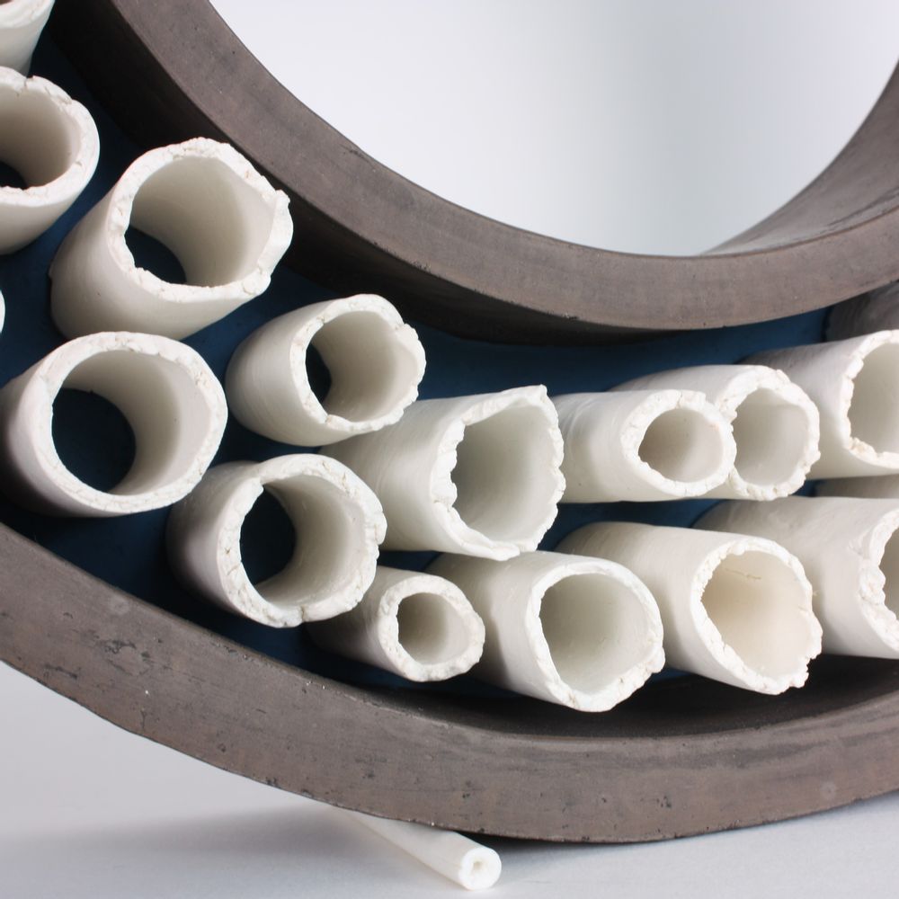 Sculptures, statuettes and miniatures - Open Ring Blue Sculpture - ATELIERNOVO