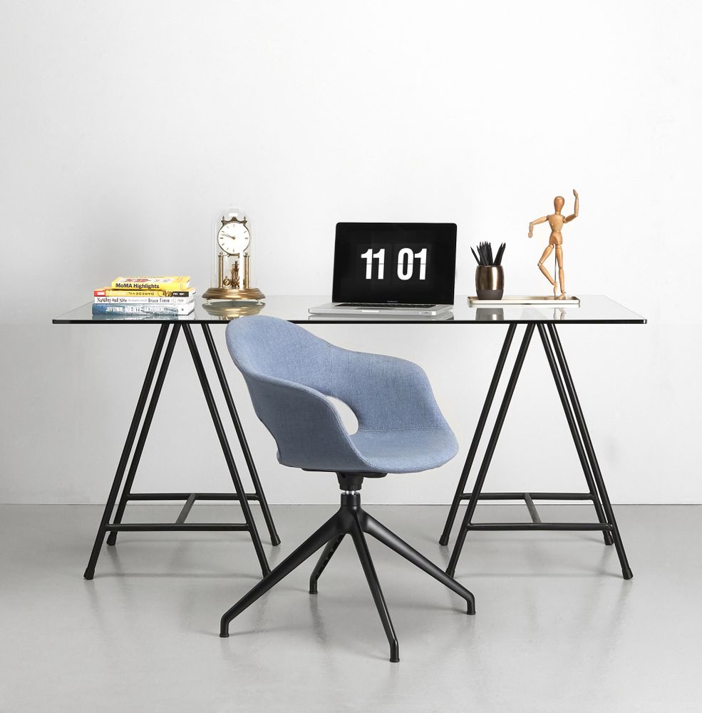 Fauteuils - LADY B POP, TRESTLE BASE - SCAB DESIGN