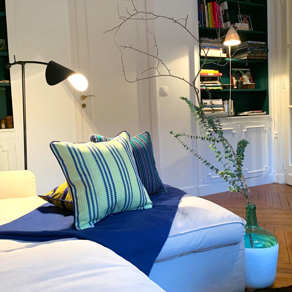 Coussins textile - Coussin Sokodé tissé au Togo - COUSSIN D'AFRIQUE