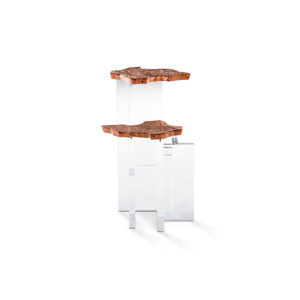 Dining Tables - Monet Copper Side Table - COVET HOUSE