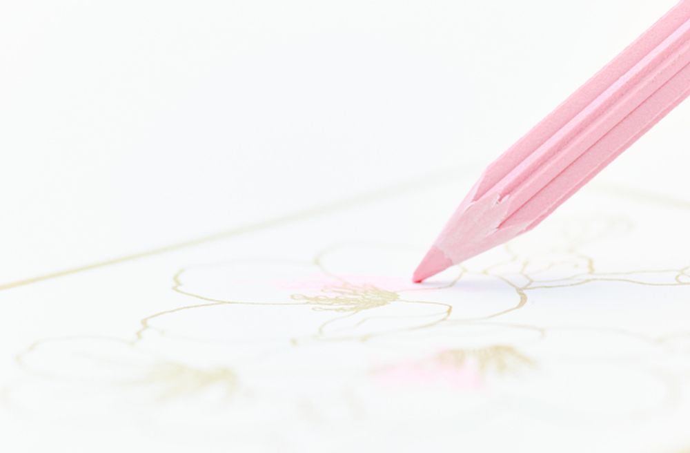 Gifts - Flower Pencils HANA Greeting cards ( set of 5) - TRINUS
