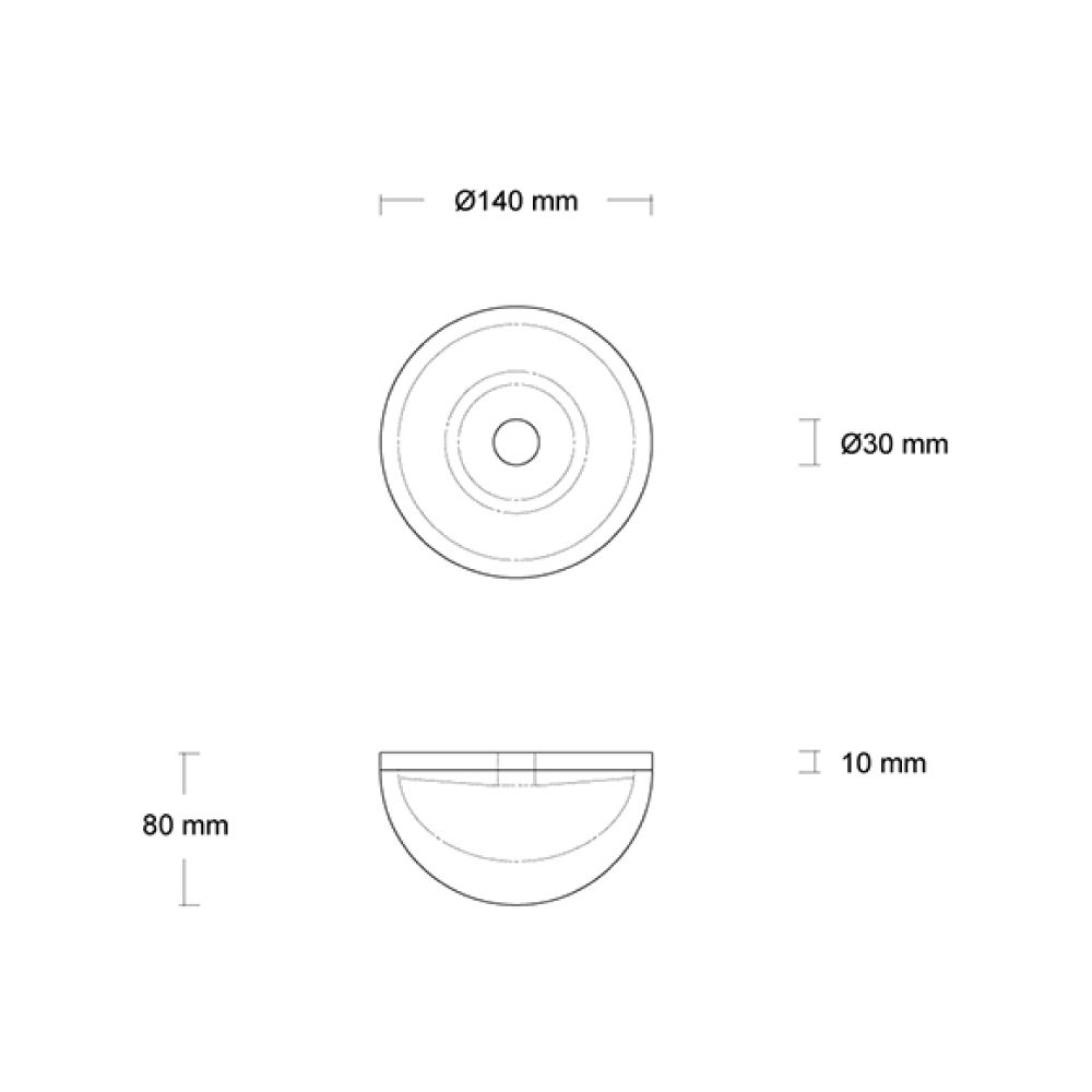 Design objects - ULTIMA Concrete Ashtray - URBI ET ORBI