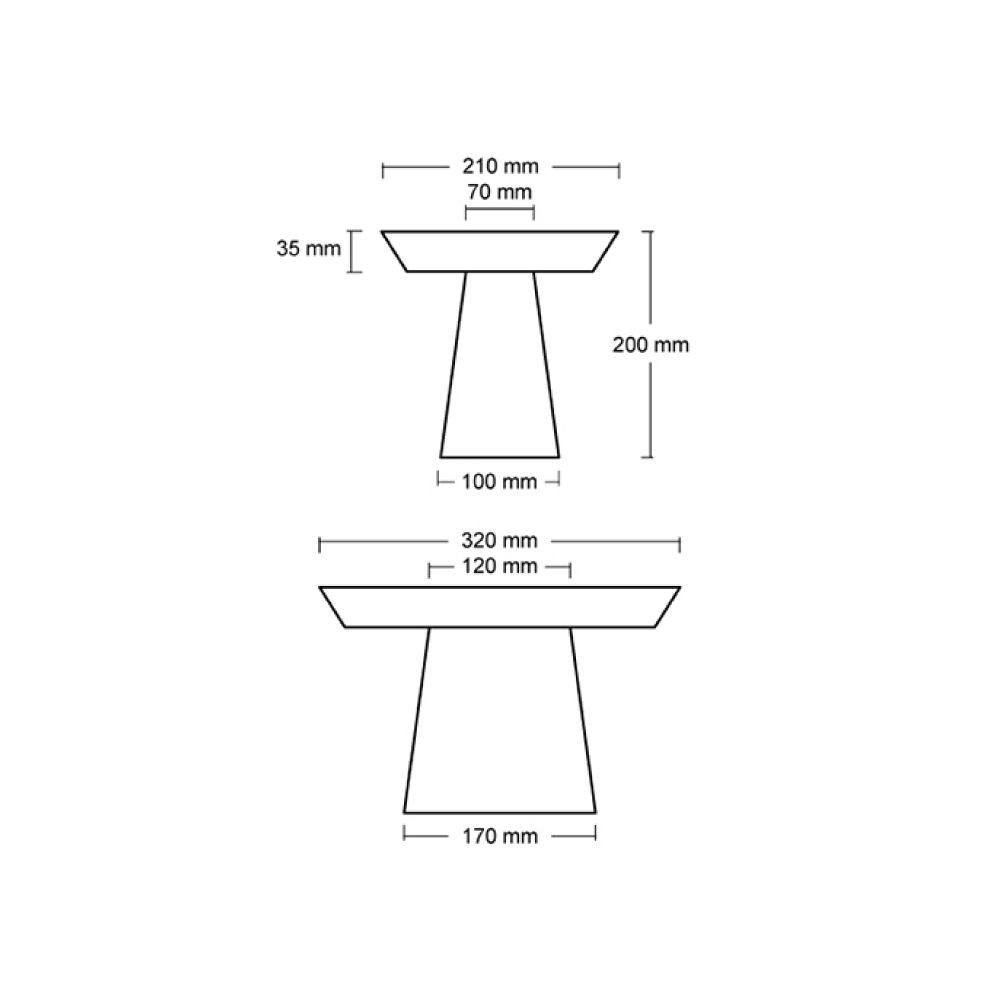 Objets de décoration - Support à vaisselle et à gâteau SIMAN - URBI ET ORBI