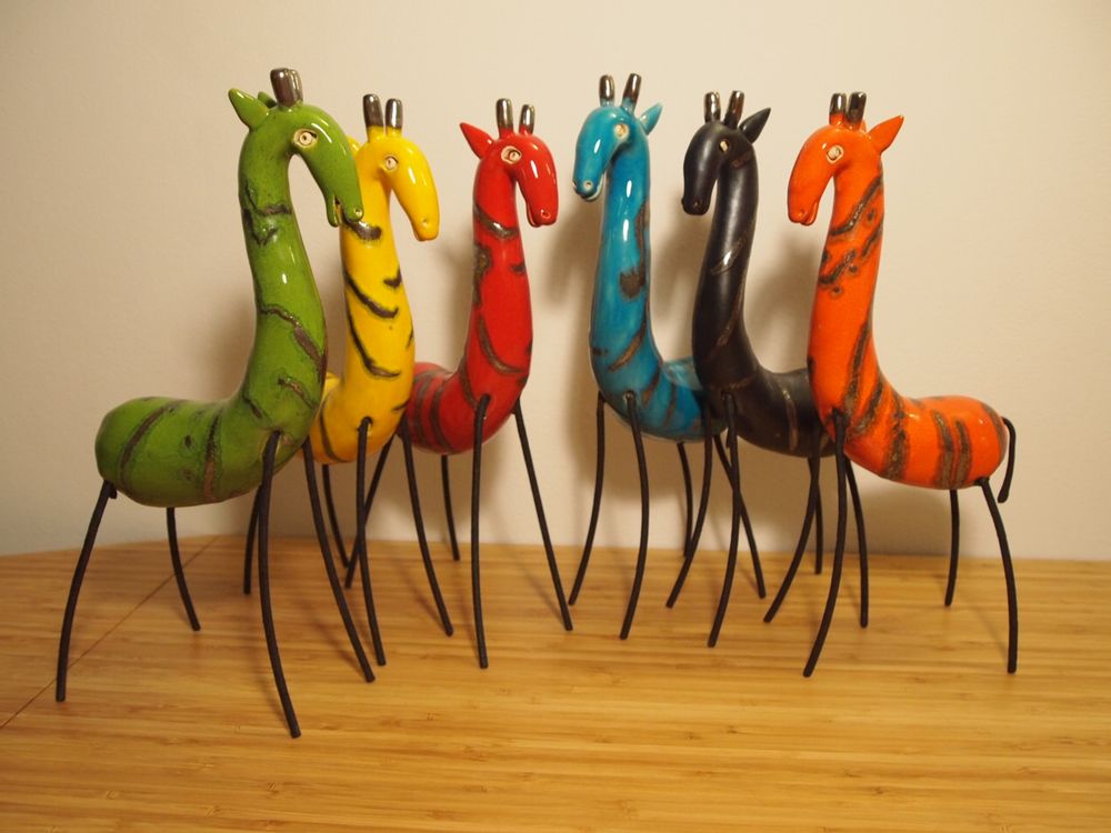 Sculptures, statuettes and miniatures - Ceramic Animals - BLEU CALADE