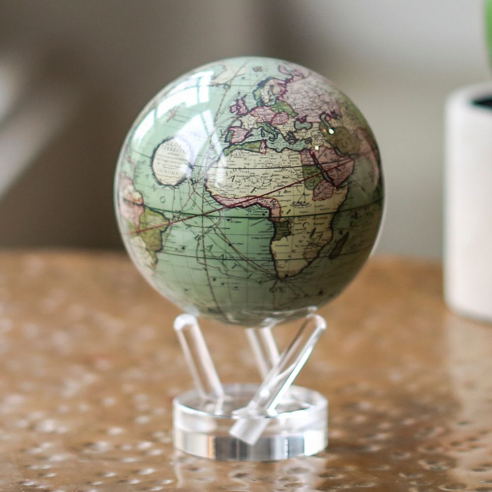 Gifts - Cassini Terrestrial MOVA Globe in Seafoam Green - MOVA EUROPE