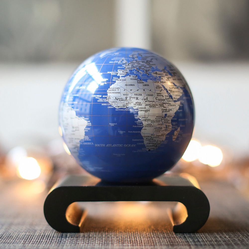 Gifts - 4.5" Blue and Silver MOVA Globe - MOVA EUROPE