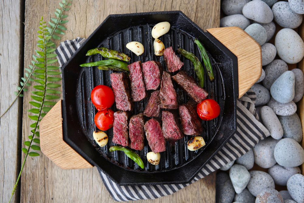 Objets design - Grill Pan poele  [Pre-Seasoned Cast Iron]  - MOMMY'S POT
