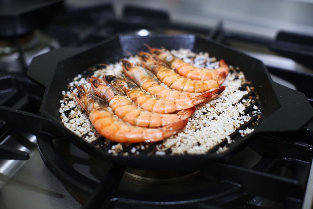 Objets design - Grill Pan poele  [Pre-Seasoned Cast Iron]  - MOMMY'S POT