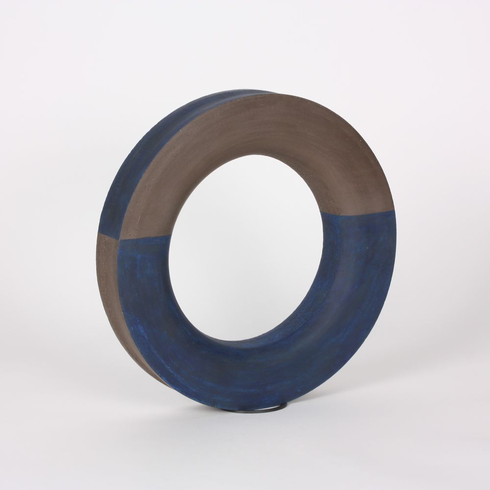 Decorative objects - Blue Ring sculpture - ATELIERNOVO