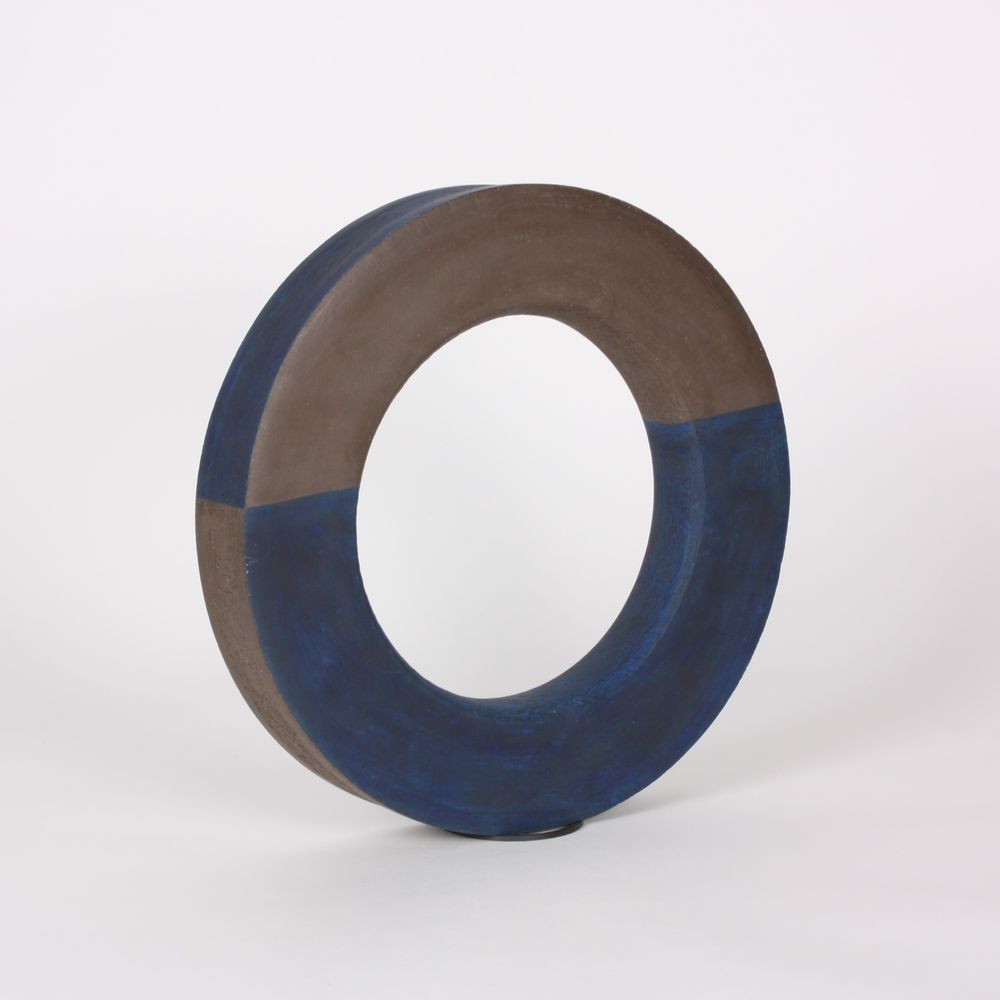 Decorative objects - Blue Ring sculpture - ATELIERNOVO