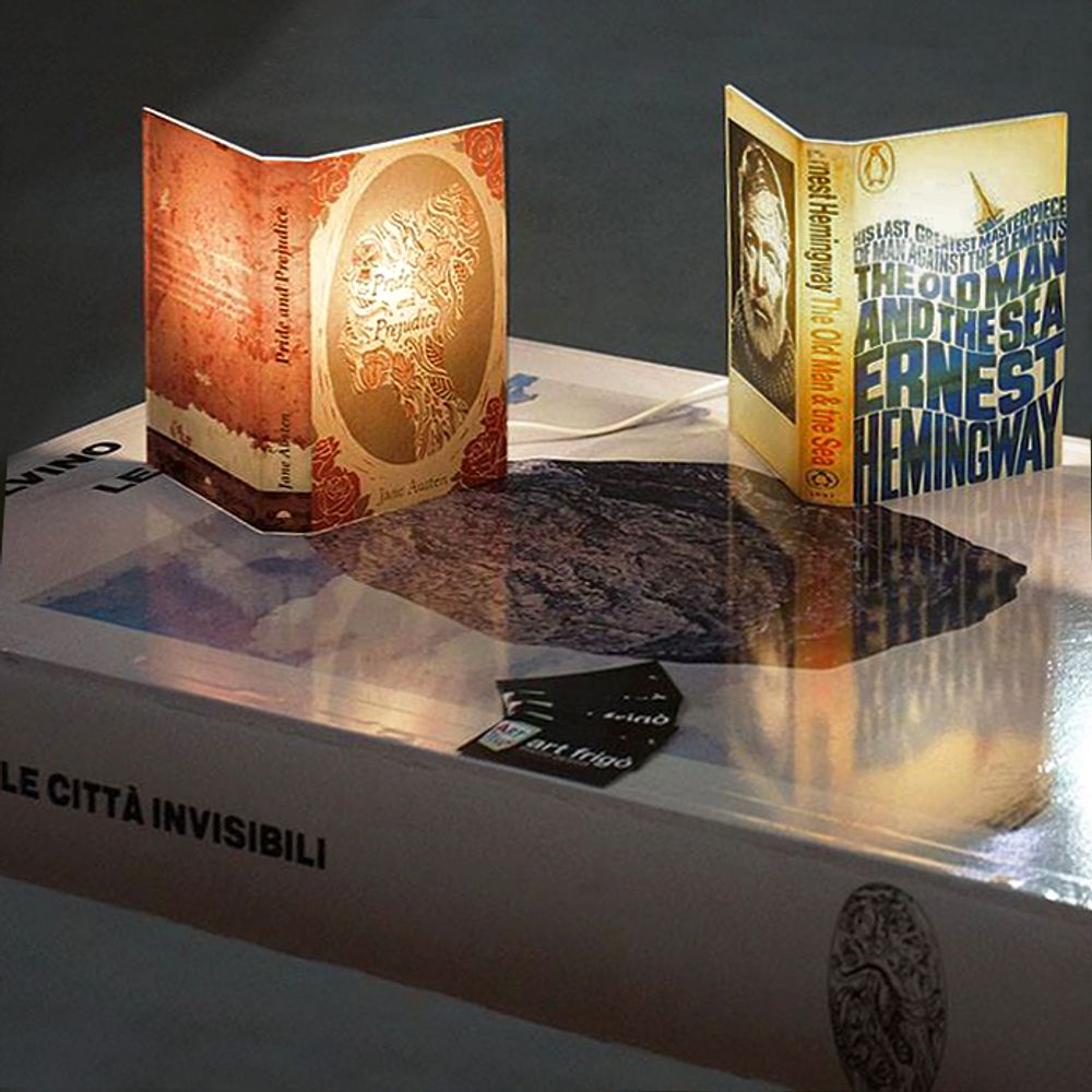 Lampes de bureau - Lampe-livre ABAT-BOOK - ART FRIGÒ - ABAT BOOK