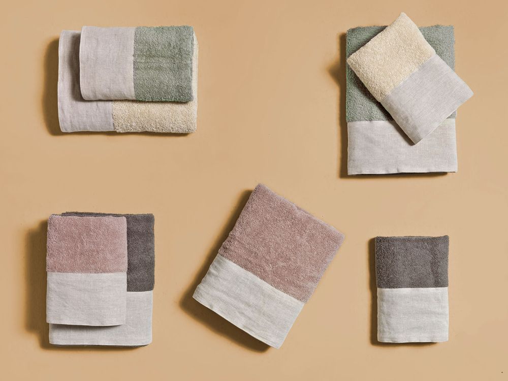 Other bath linens - EKO LINO WASHED - BIANCOPERLA