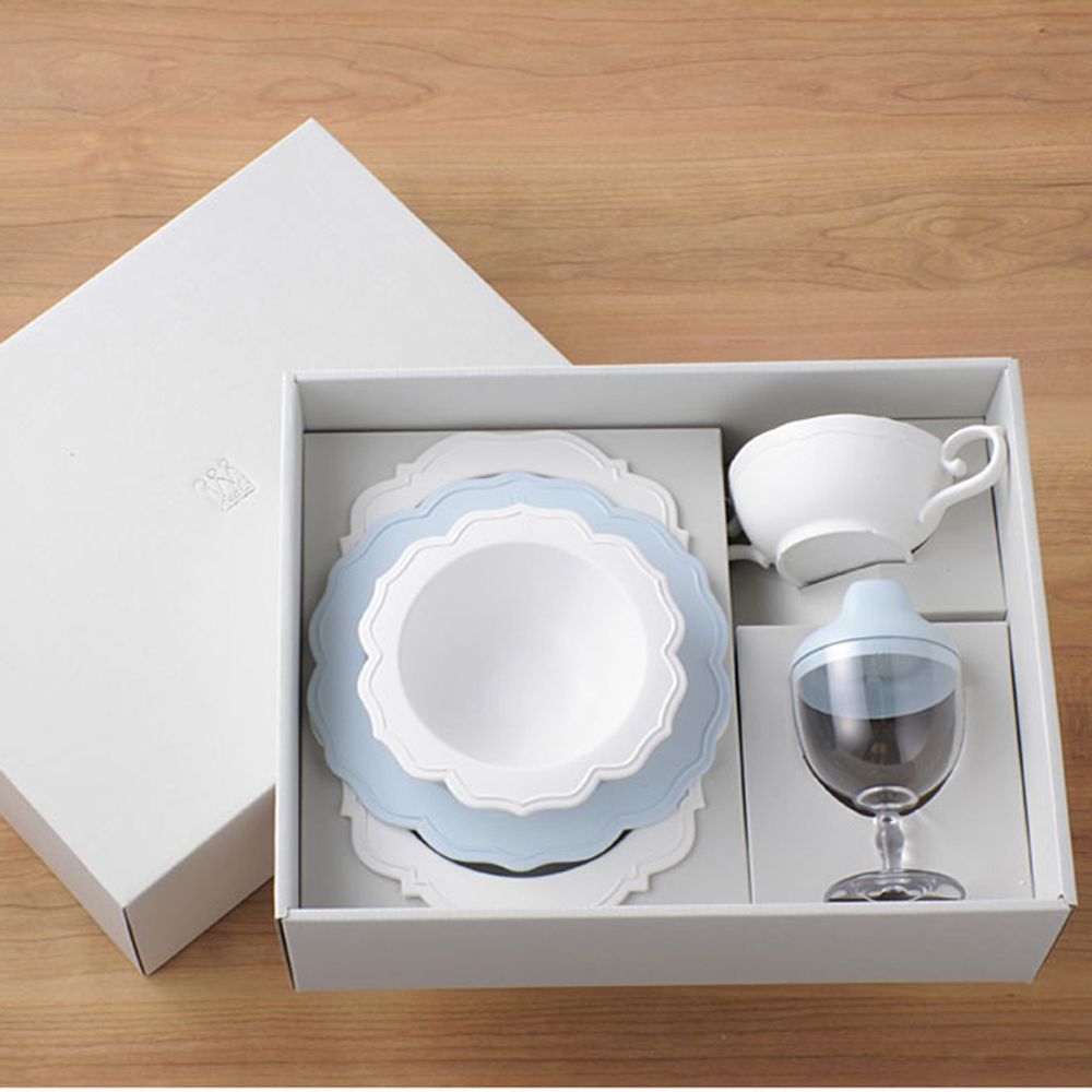 Repas pour enfant - REALE Ensemble de vaisselle pour enfant (5 plats) /plastique de bambou japonais biologique | respectueux de l'environnement | sans BPA - REALE