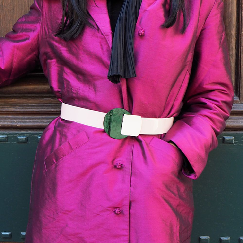 Leather goods - Belt Jewel Pink - BUTTONS PARADISE