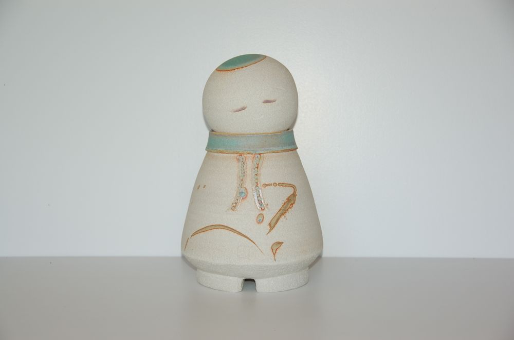Céramique - Bouddha-Jizô. - BLEU TERRE