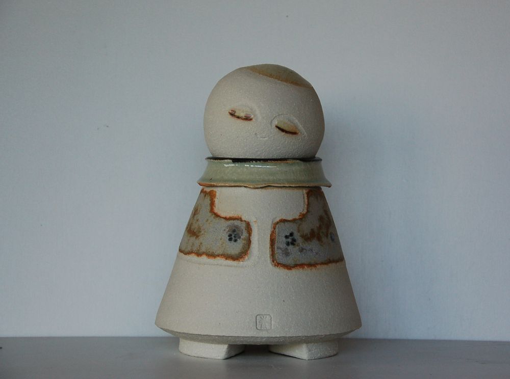 Céramique - Bouddha-Jizô. - BLEU TERRE
