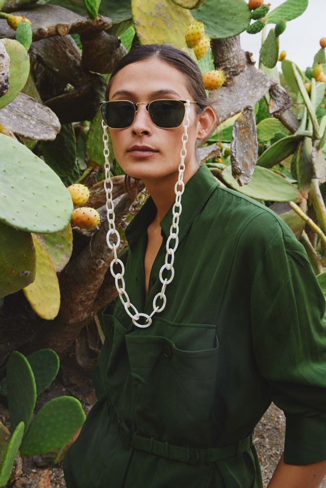 Lunettes - Chaîne de lunettes SMILEY. - ORRIS LONDON