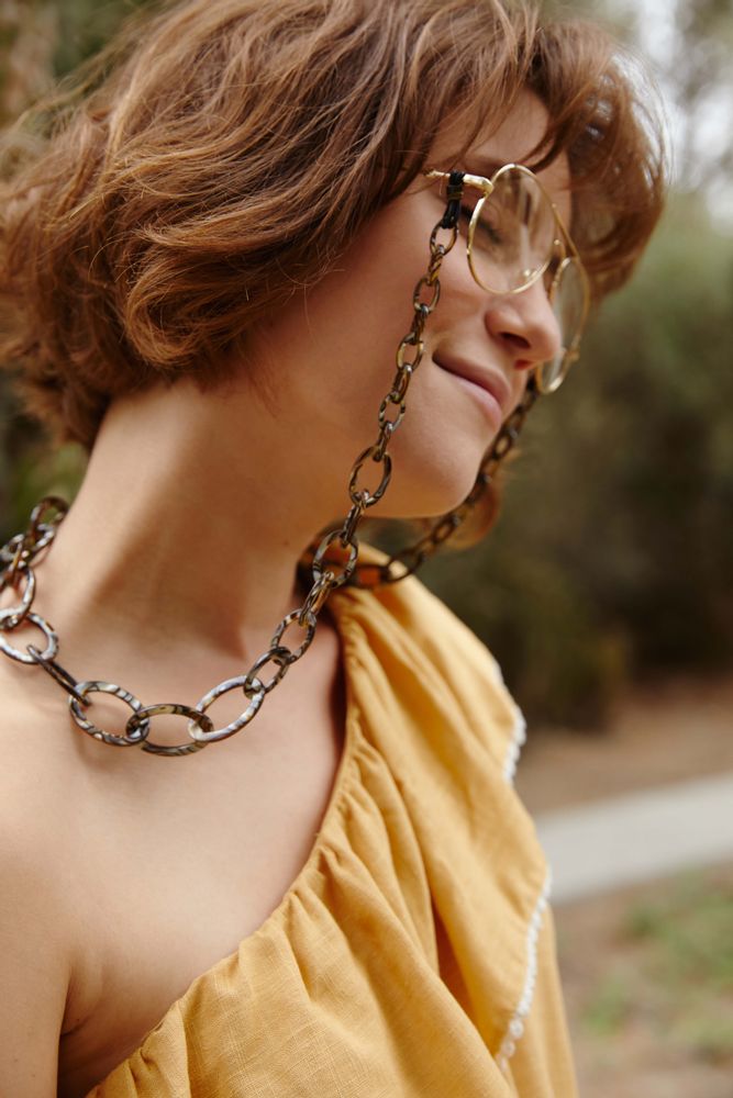 Lunettes - Chaîne de lunettes SMILEY. - ORRIS LONDON