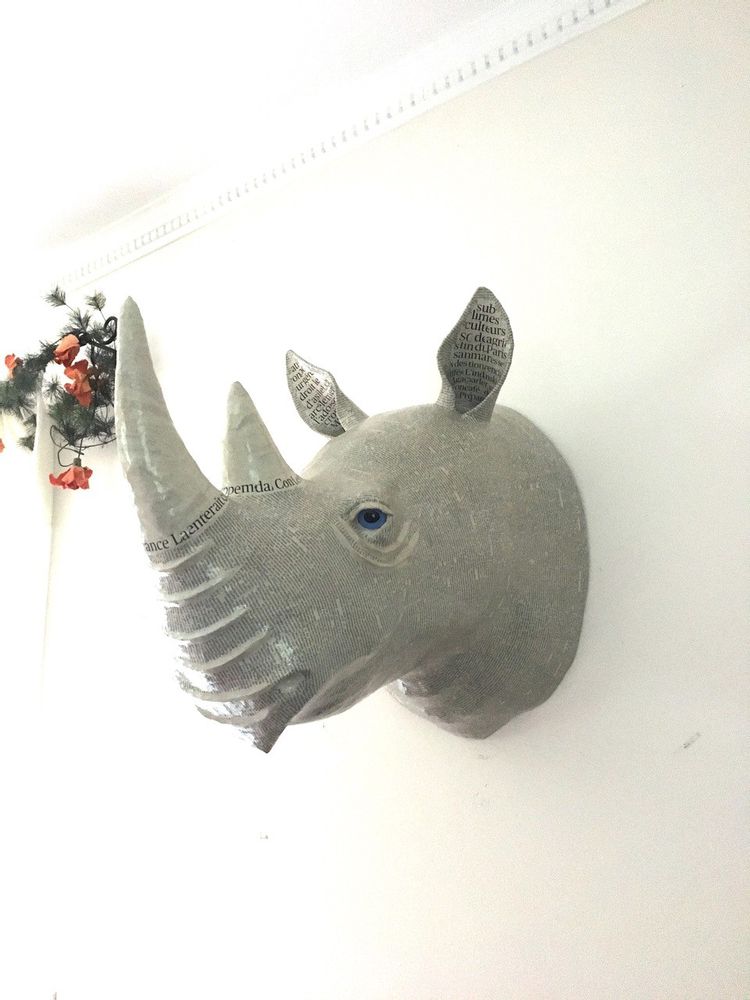 Other wall decoration - White Rhino Trophy - ATELIERNOVO