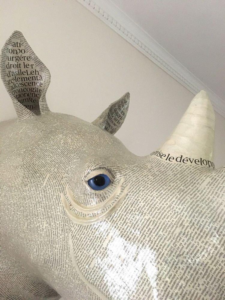 Other wall decoration - White Rhino Trophy - ATELIERNOVO