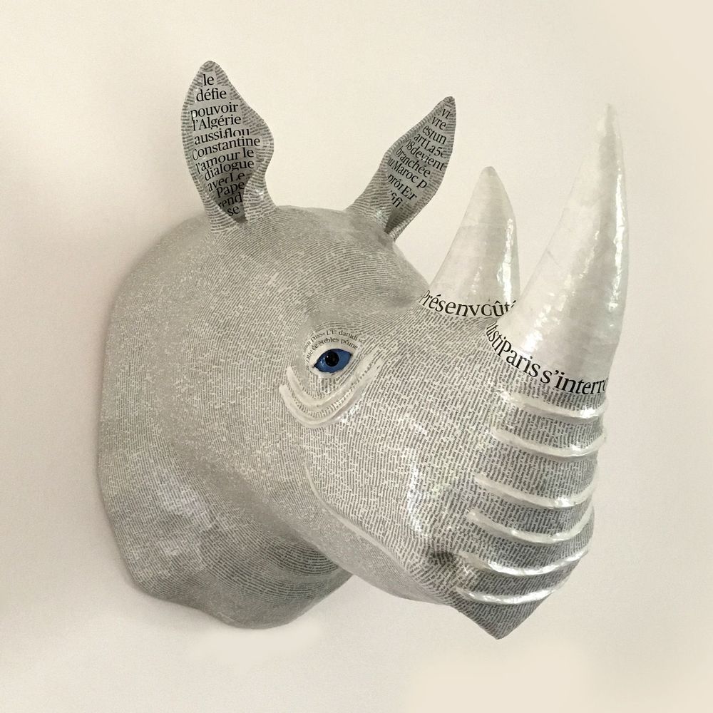 Other wall decoration - White Rhino Trophy - ATELIERNOVO