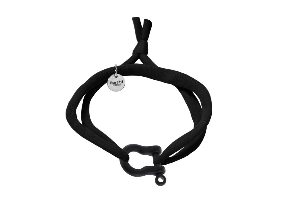 Bijoux - Black Manille - MON PTIT BRASSLET