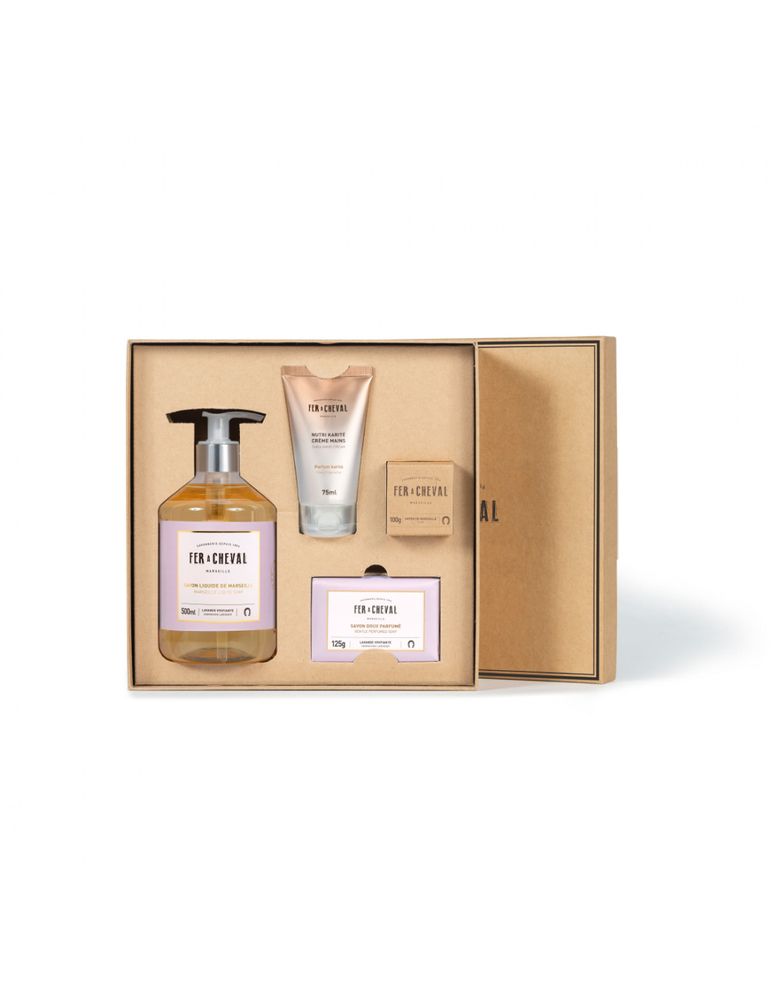 Soaps - Fer à Cheval Gentle Lavender Gift Set - SAVONNERIE FER A CHEVAL