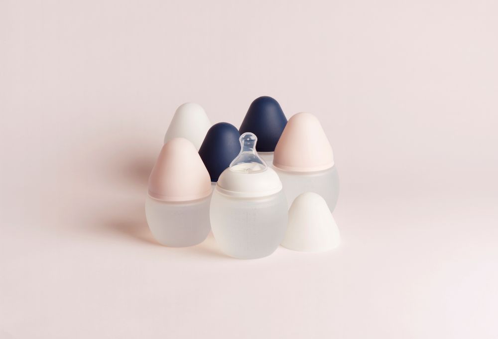 Accessoires pour puériculture - BiBrond Elhée - Biberon en silicone « Safe, Doux et Design » - ELHEE
