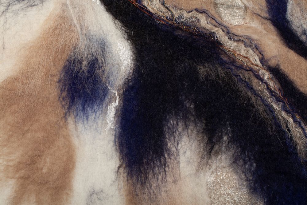 Tableaux - Tian Gan-Tableau textile. - OOLMOO