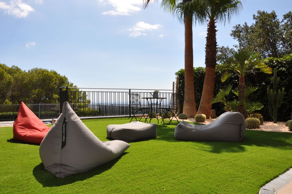 Outdoor decorative accessories - RELAX CUSHION AND EXTENSION BENGALI. - TOILES & VOILES