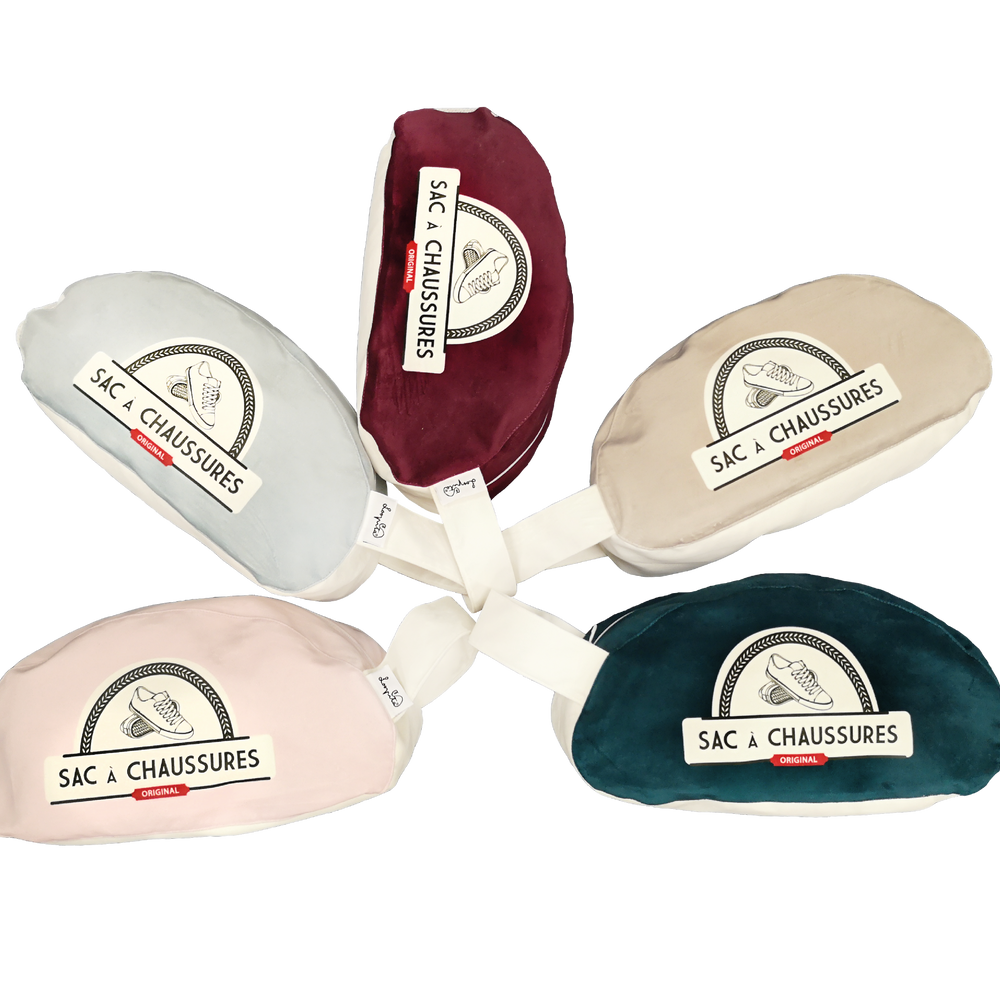 Accessoires de voyage - Sacs à chaussures en Velours Colorés - LOOPITA