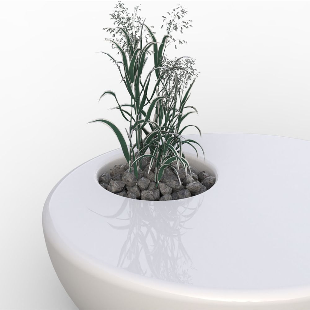 Bancs - Cazi Banc Pot de fleurs - INOMO