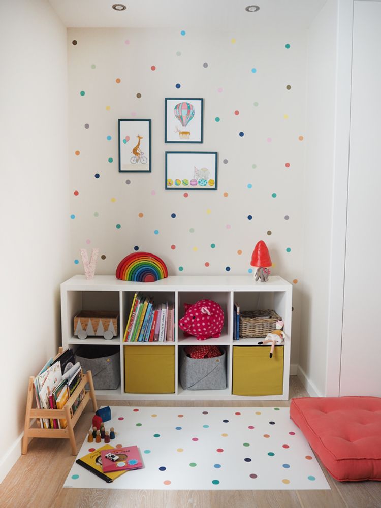 Children's decorative items - Decorative Stickers (stars, dots and triangles) with texture - MINIMOI