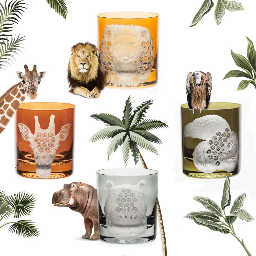 Verre d'art - Collection AFRICAN SAFARI - ARTEL