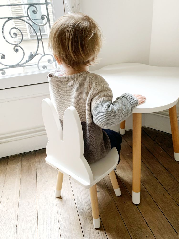 Chaises - Ensemble mini bureau nuage & chaise lapin - BOOGY WOODY