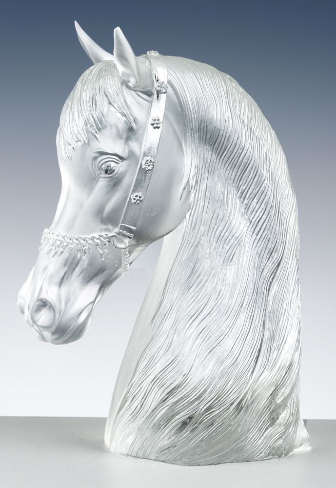 Verre d'art - CHEVAL ARABE ROYAL - CRISTAL DE PARIS