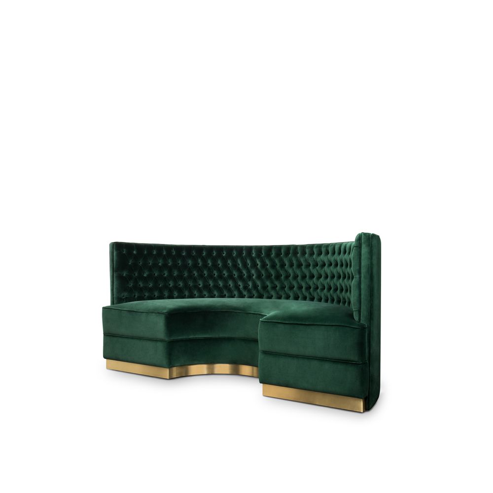 Mobilier et rangements pour bureau - Bourbon Round Sofa  - COVET HOUSE