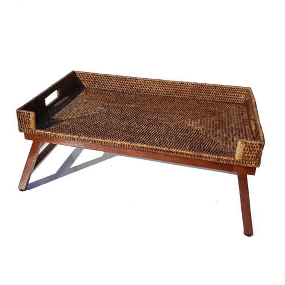 Coffee tables - RATTAN BUTLER SUPPORT TABLE - ISHELA EUROPA LDA