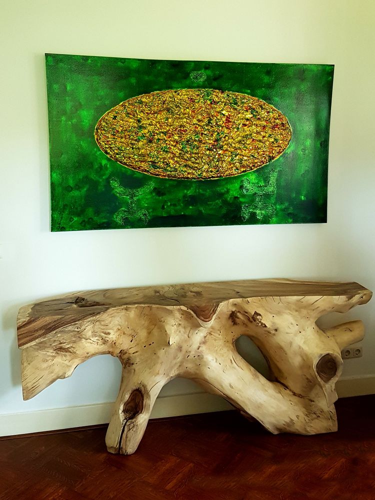 Consoles - WOOD | Consoles en bois de suar. - XYLEIA PETRIFIED WOOD