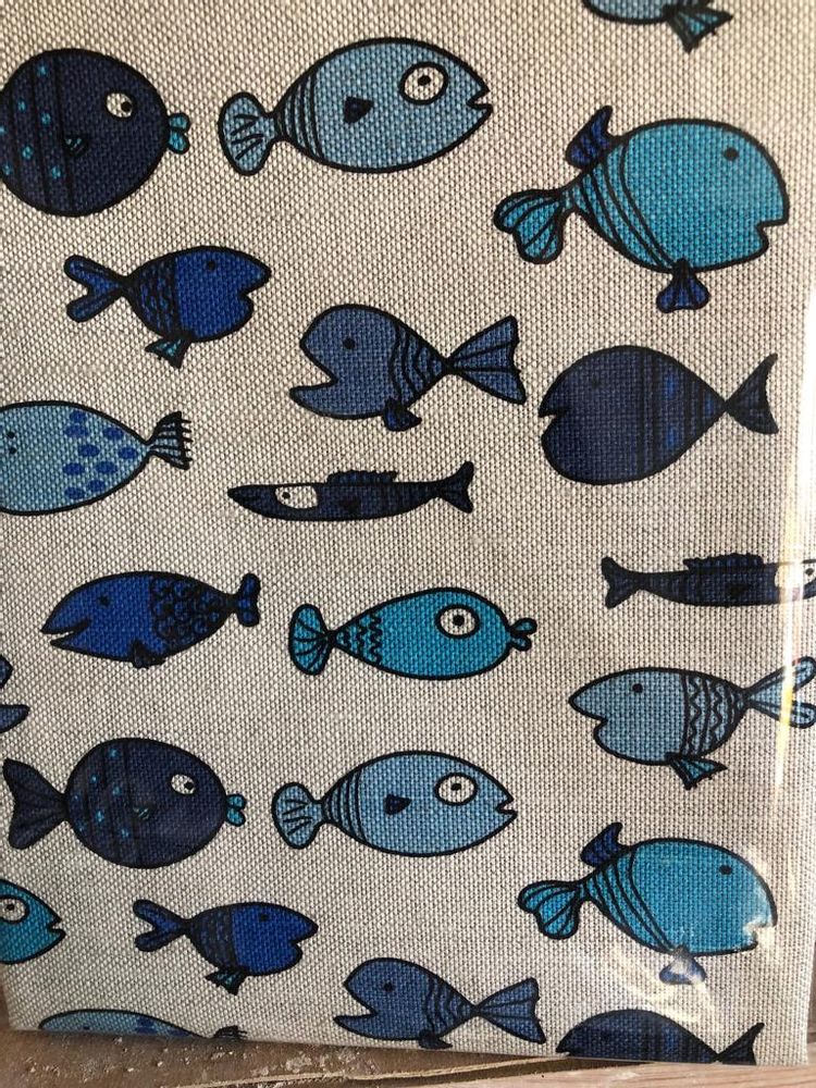 Table linen - LINGE DE MAISON THEMATIQUE ANIMAUX - BLEU CALADE