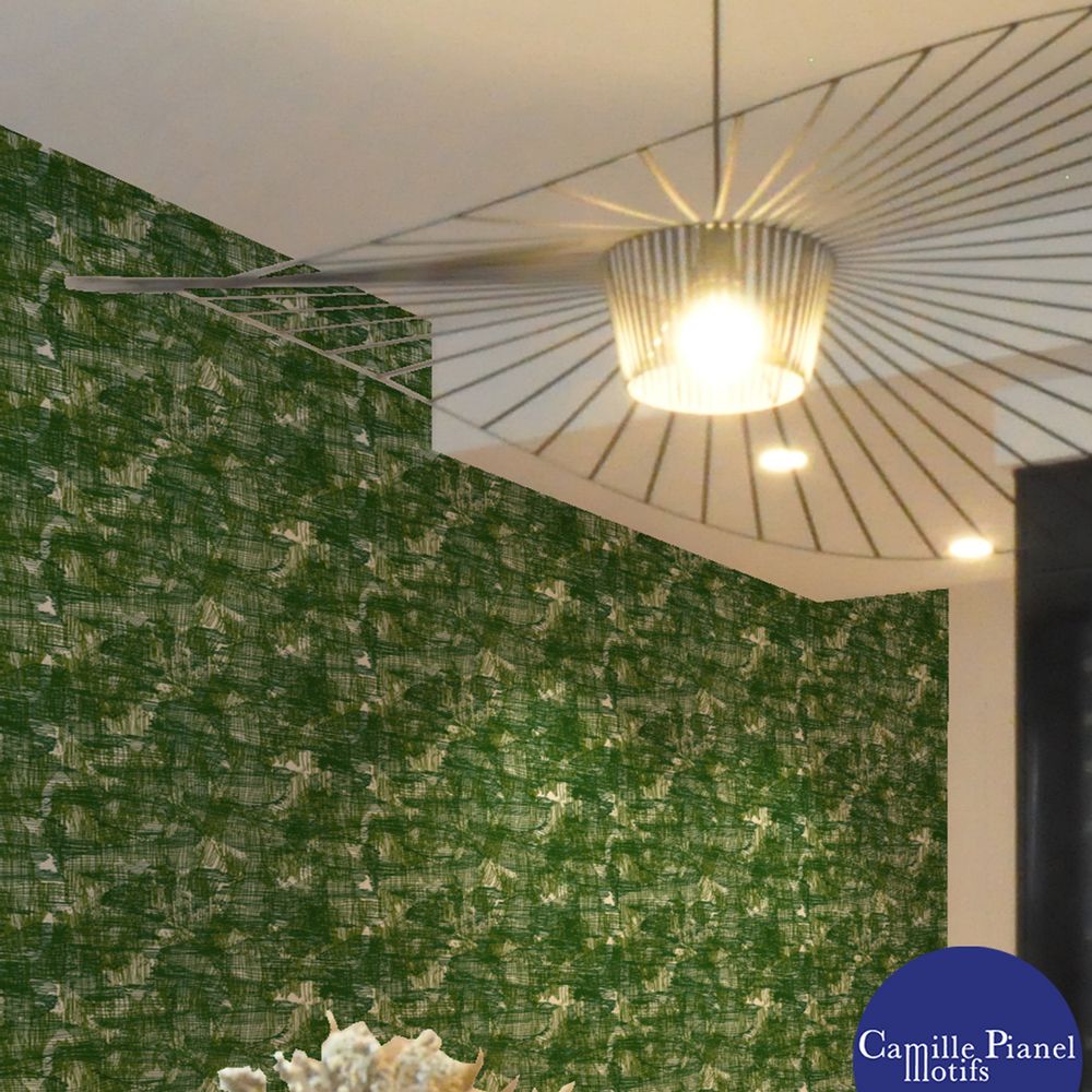 Wallpaper - Custom & Customizable Humus Wallpaper - CAMILLE PIANEL MOTIFS