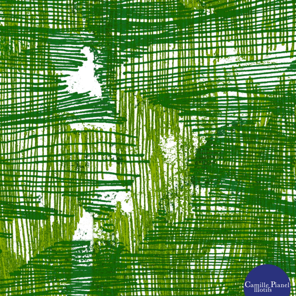 Wallpaper - Custom & Customizable Humus Wallpaper - CAMILLE PIANEL MOTIFS