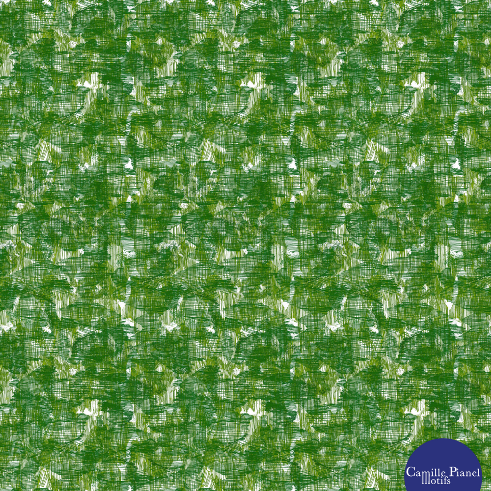 Wallpaper - Custom & Customizable Humus Wallpaper - CAMILLE PIANEL MOTIFS