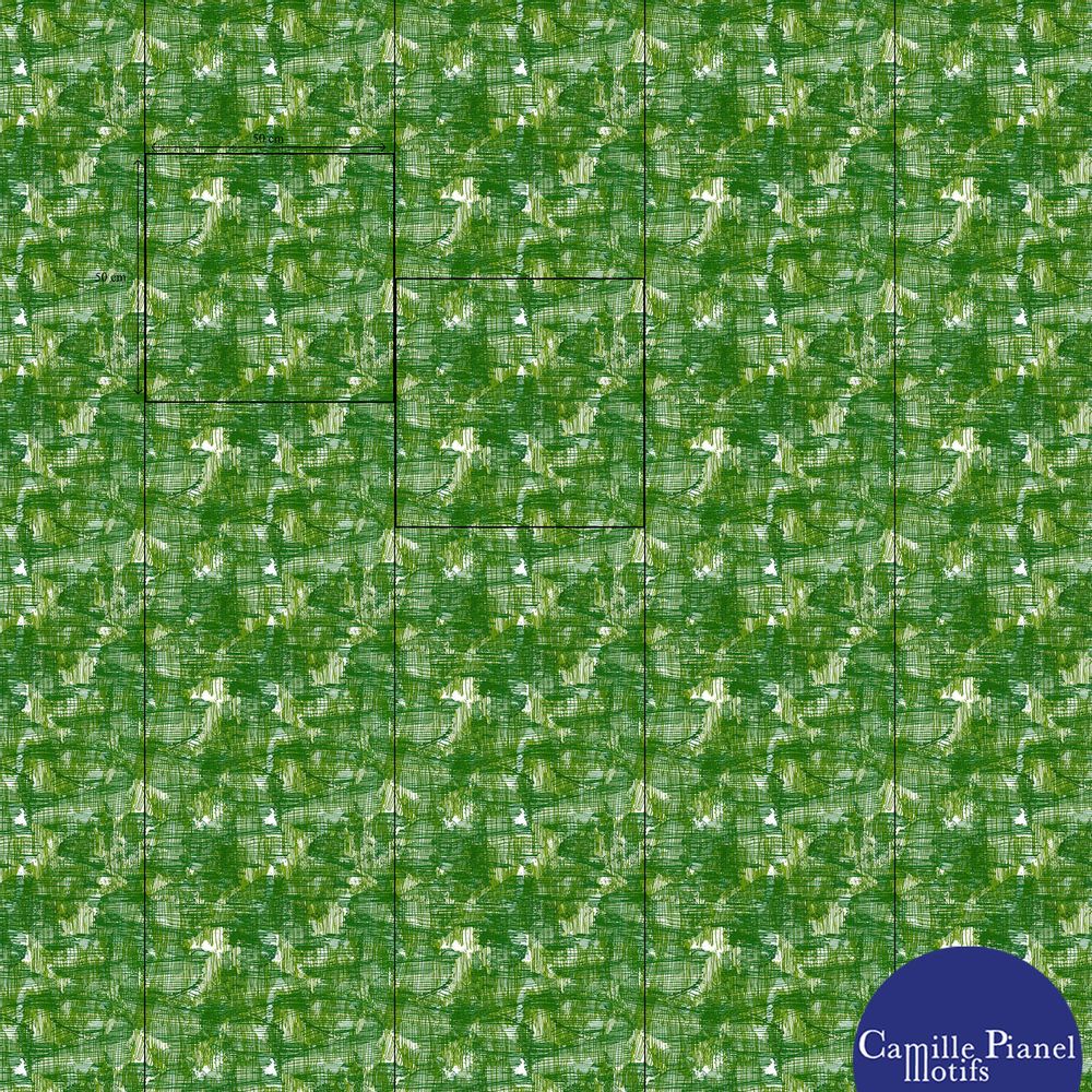 Wallpaper - Custom & Customizable Humus Wallpaper - CAMILLE PIANEL MOTIFS